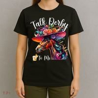 Talk Derby To Me Funny Racing Horse T-Shirt thumb 4