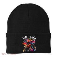 Talk Derby To Me Funny Racing Horse Beanie thumb 0