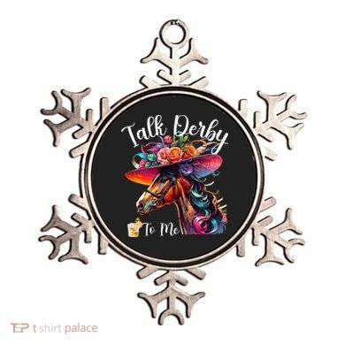 Talk Derby To Me Funny Racing Horse Ornament