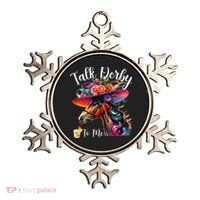 Talk Derby To Me Funny Racing Horse Ornament thumb 0