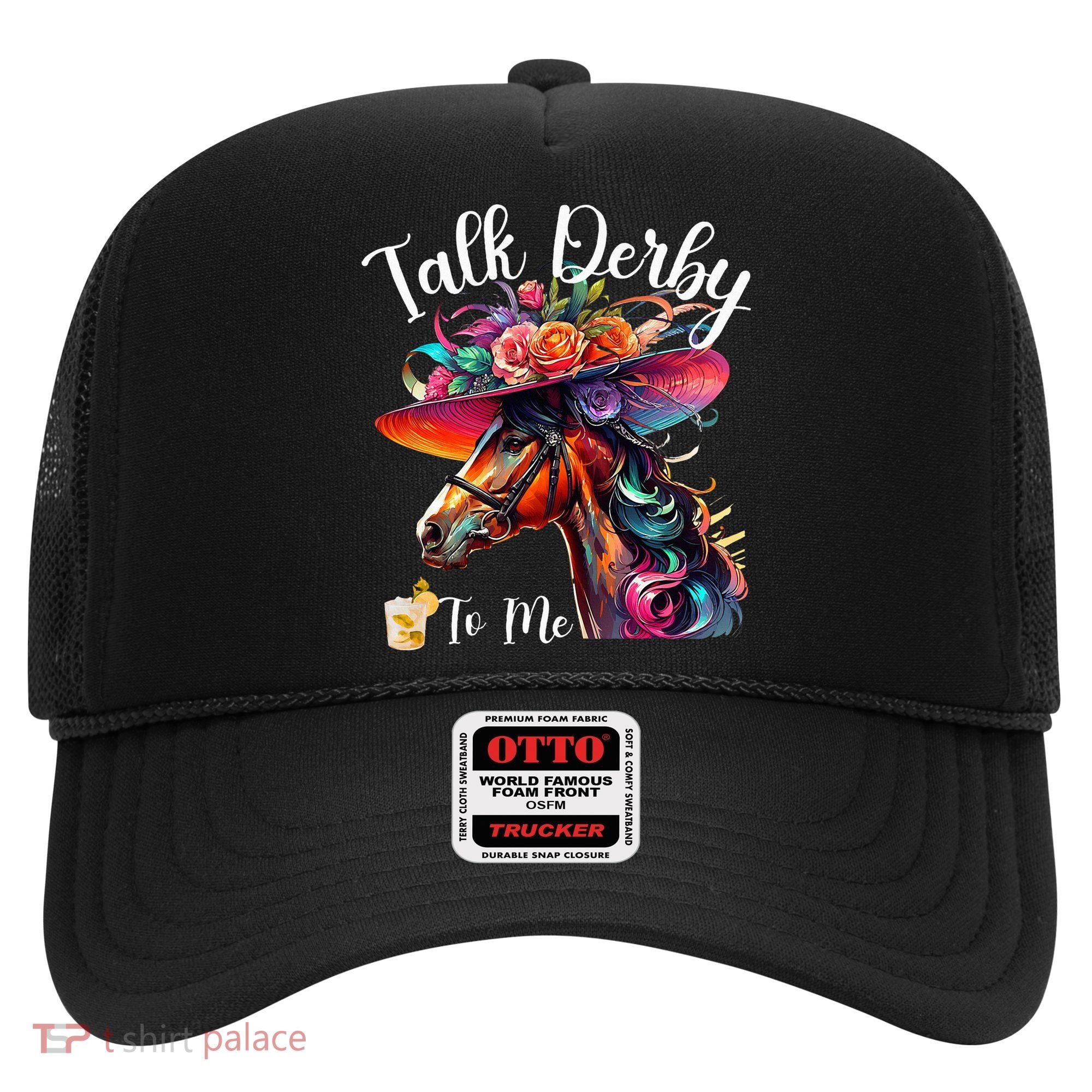 Talk Derby To Me Funny Racing Horse Hat