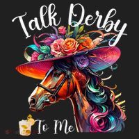 Talk Derby To Me Funny Racing Horse Hat thumb 2