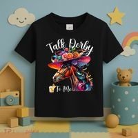 Talk Derby To Me Funny Racing Horse Toddler T-Shirt thumb 3