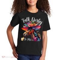 Talk Derby To Me Funny Racing Horse Kids T-Shirt thumb 2