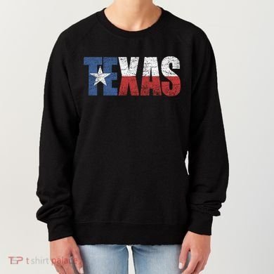 Texas | distressed Texas Flag Women's Sweatshirt