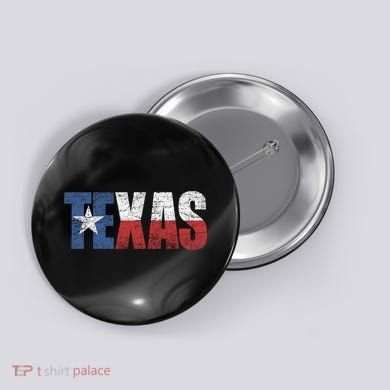 Texas | distressed Texas Flag Button