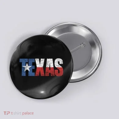 Texas | distressed Texas Flag Button