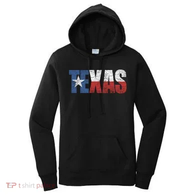Texas | distressed Texas Flag Women's Hoodie