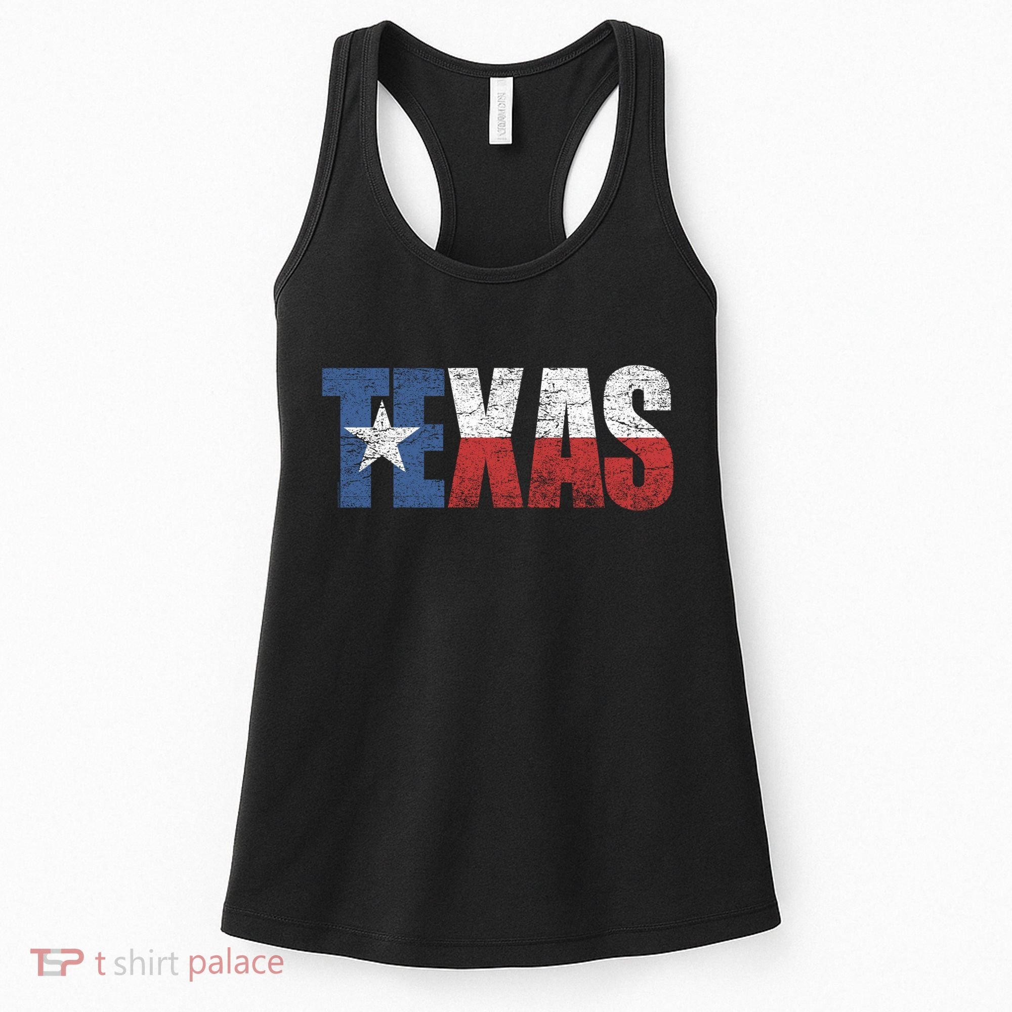 Texas | distressed Texas Flag Women's Tank Top