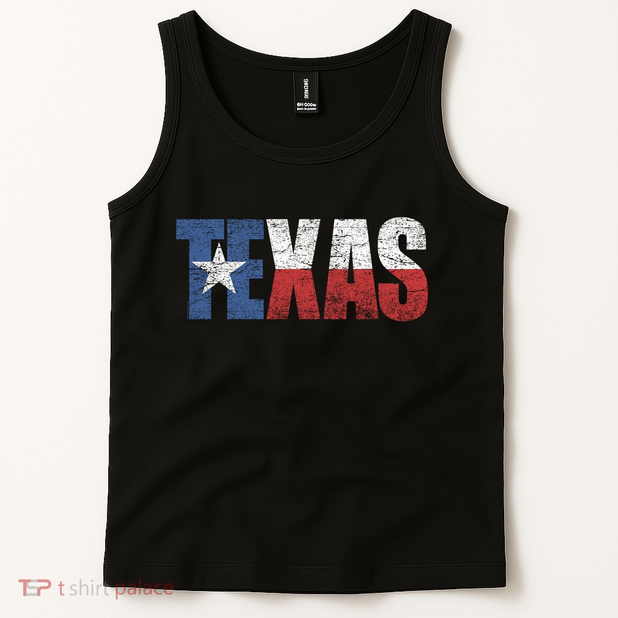 Texas | distressed Texas Flag Tank Top