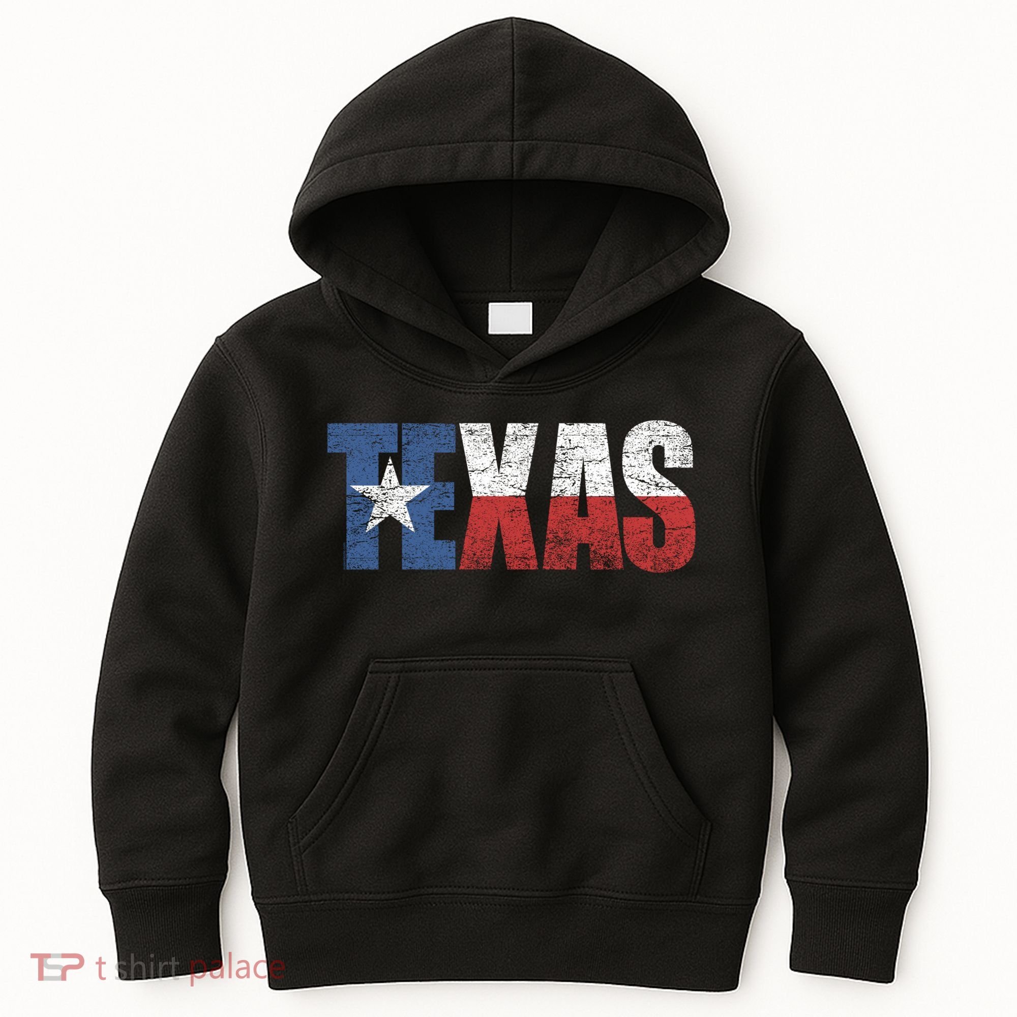 Texas | distressed Texas Flag Kids Hoodie