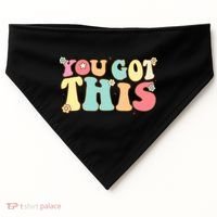 Test Day Teacher Motivational Testing Day Student USA-Made Doggie Bandana thumb 0