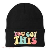 Test Day Teacher Motivational Testing Day Student Beanie thumb 0