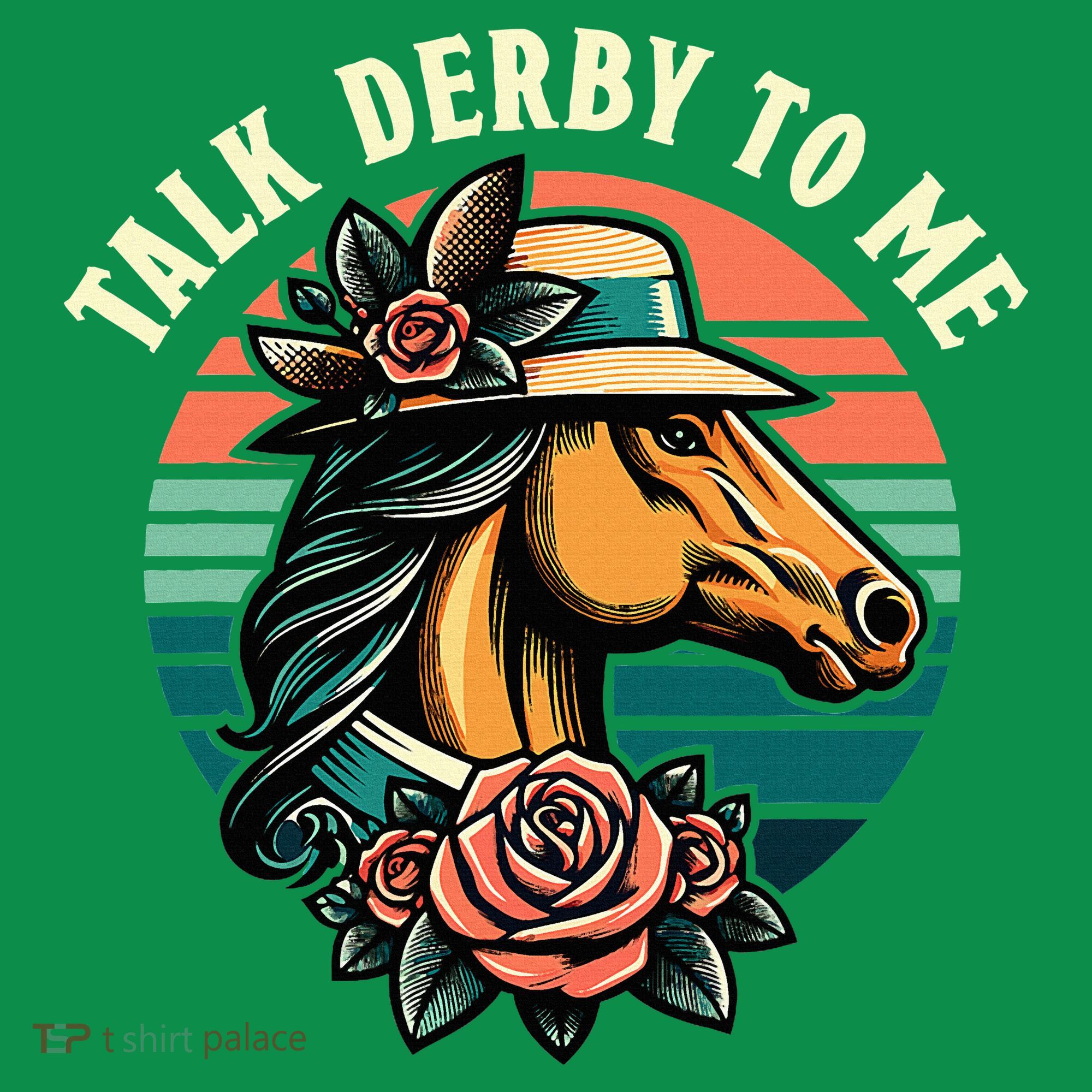 Talk Derby To Me Funny Racing Horse Mousepad