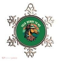Talk Derby To Me Funny Racing Horse Ornament thumb 0