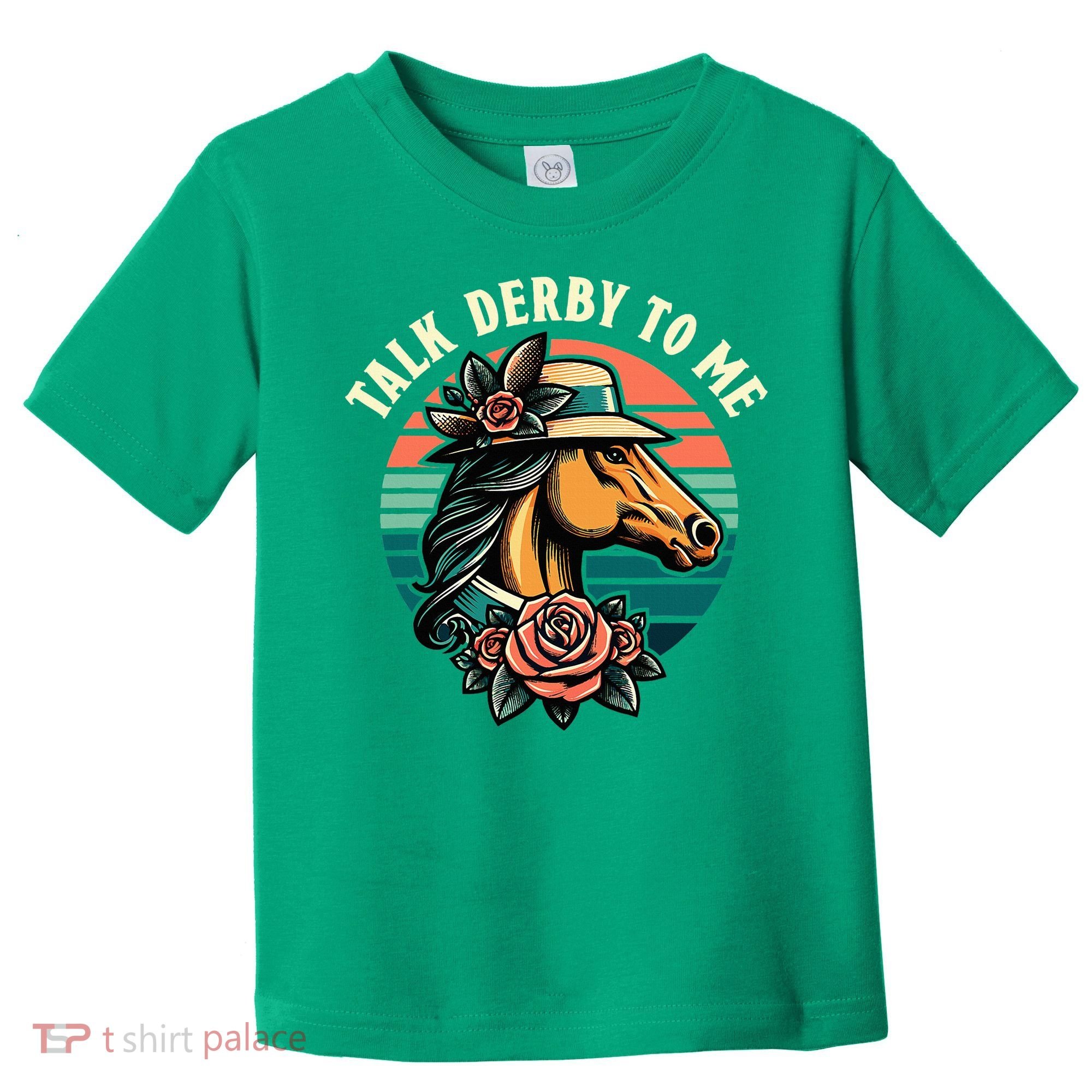 Talk Derby To Me Funny Racing Horse Toddler T-Shirt