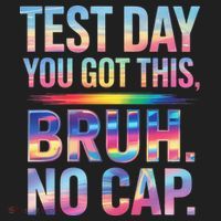 Test Day Teacher Bruh Its Test Day You Got This Funny Beanie thumb 2