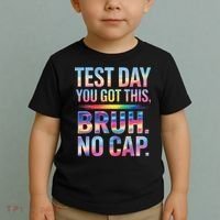 Test Day Teacher Bruh Its Test Day You Got This Funny Toddler T-Shirt thumb 2