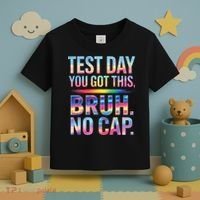 Test Day Teacher Bruh Its Test Day You Got This Funny Toddler T-Shirt thumb 3