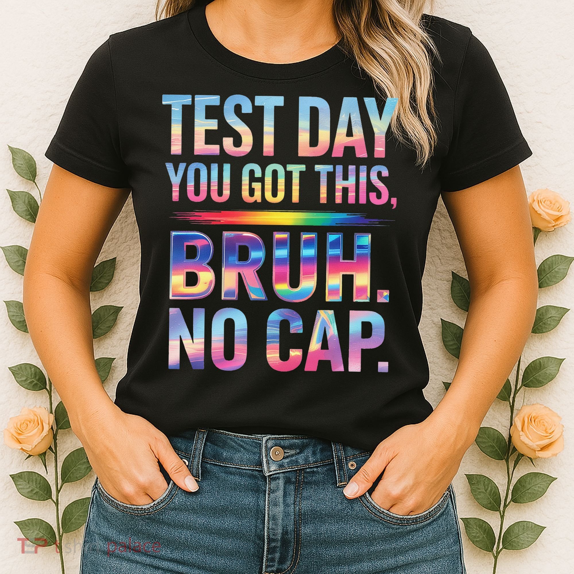 Test Day Teacher Bruh Its Test Day You Got This Funny Women's T-Shirt