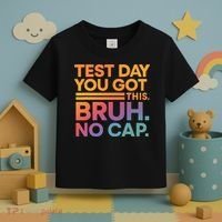 Test Day Teacher Bruh Its Test Day You Got This Funny Toddler T-Shirt thumb 3