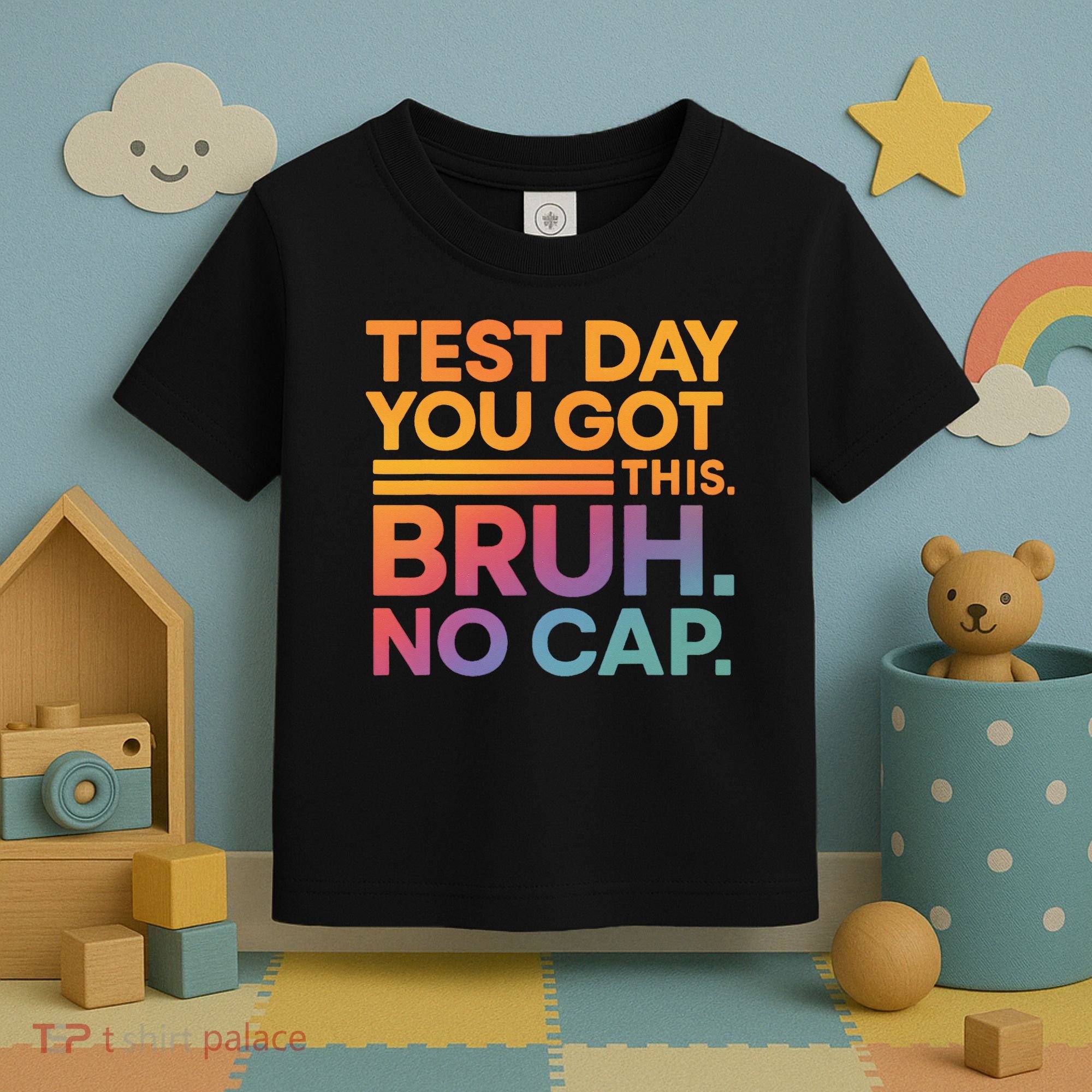Test Day Teacher Bruh Its Test Day You Got This Funny Toddler T-Shirt