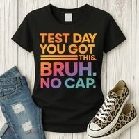 Test Day Teacher Bruh Its Test Day You Got This Funny Women's T-Shirt thumb 3