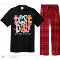 Test Day Teacher Rock The Test Don't Stress Do Your Best Pajama Set thumb 0