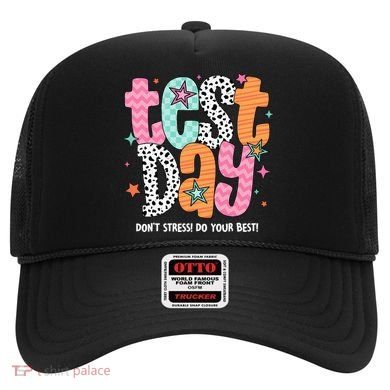 Test Day Teacher Rock The Test Don't Stress Do Your Best Hat