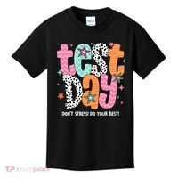 Test Day Teacher Rock The Test Don't Stress Do Your Best Kids T-Shirt thumb 0
