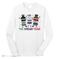 The Dream Team Retro Groovy B52 Nurse Medical Nursing Psych Long Sleeve Shirt thumb 0