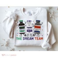 The Dream Team Retro Groovy B52 Nurse Medical Nursing Psych Sweatshirt thumb 2