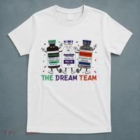 The Dream Team Retro Groovy B52 Nurse Medical Nursing Psych T-Shirt thumb 5