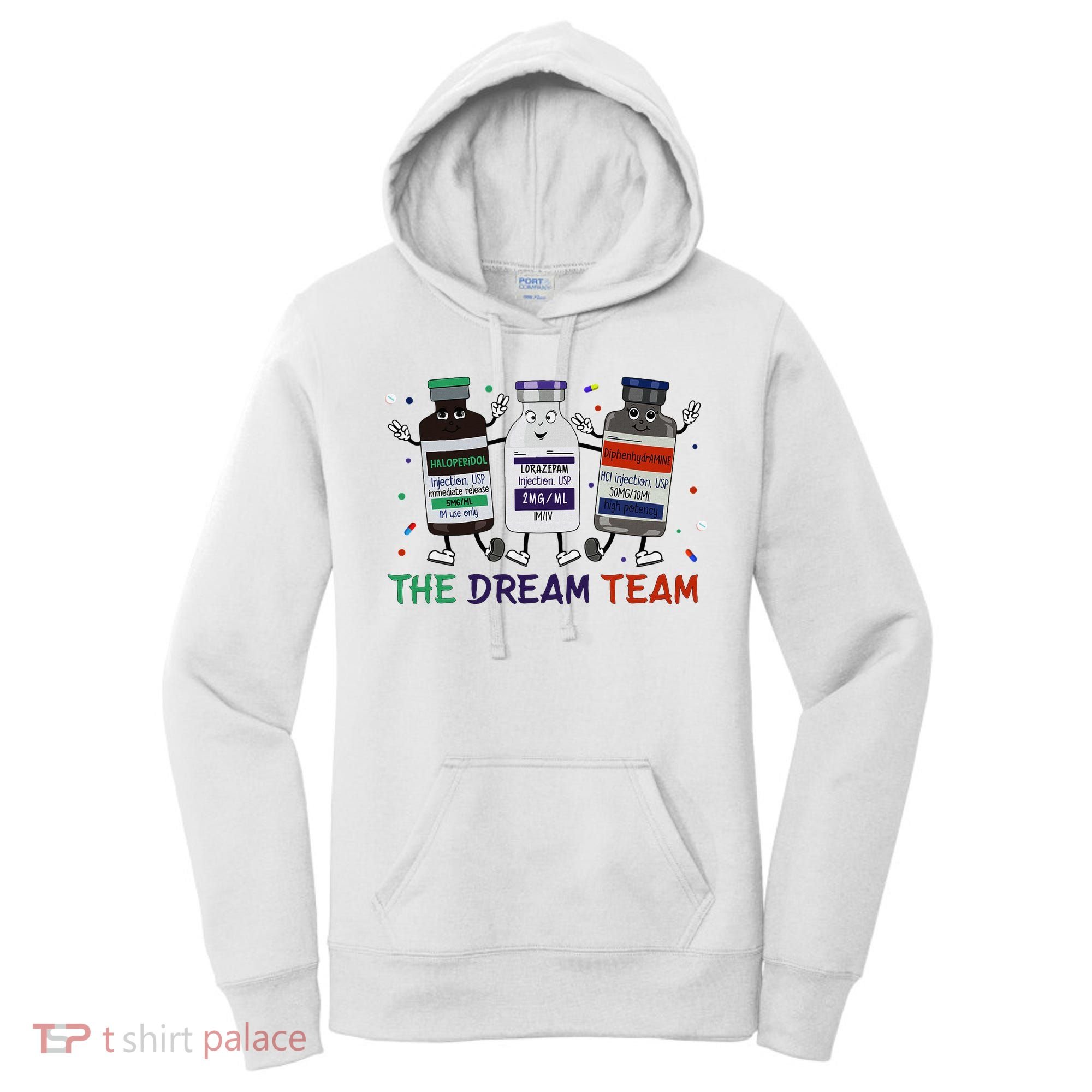 The Dream Team Retro Groovy B52 Nurse Medical Nursing Psych Women's Hoodie
