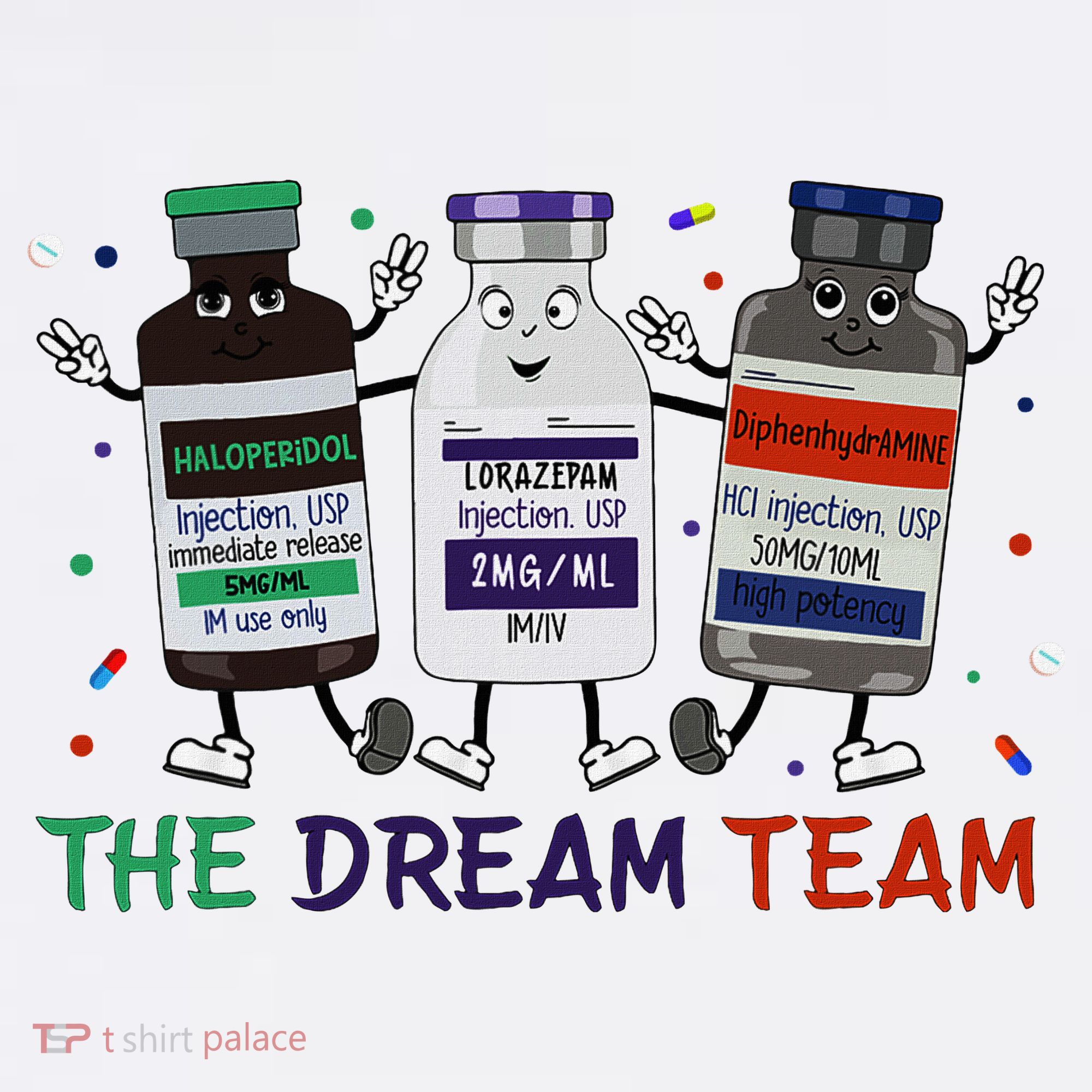 The Dream Team Retro Groovy B52 Nurse Medical Nursing Psych Mousepad