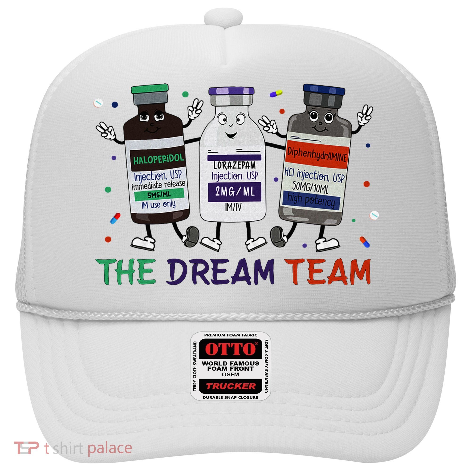 The Dream Team Retro Groovy B52 Nurse Medical Nursing Psych Hat