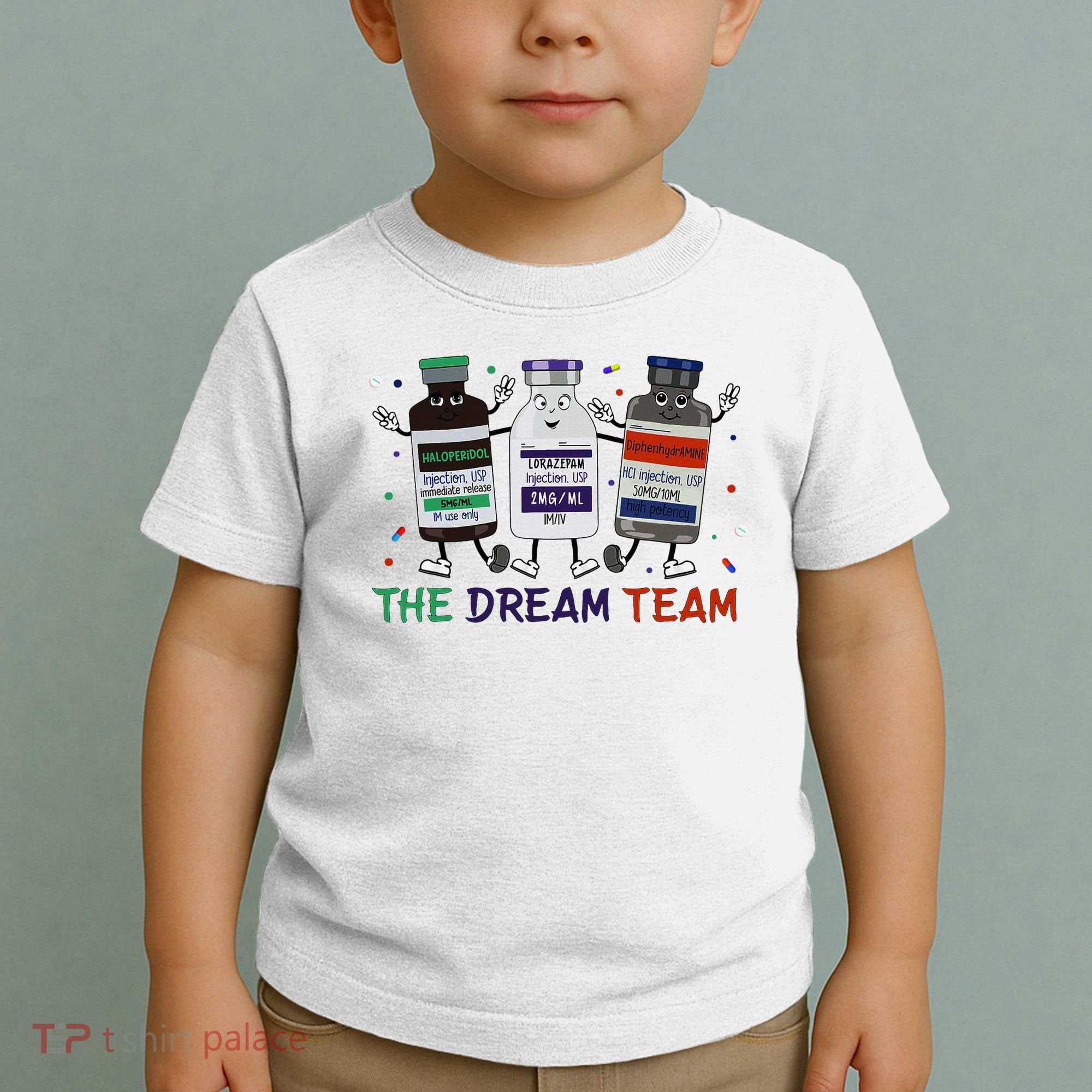 The Dream Team Retro Groovy B52 Nurse Medical Nursing Psych Toddler T-Shirt