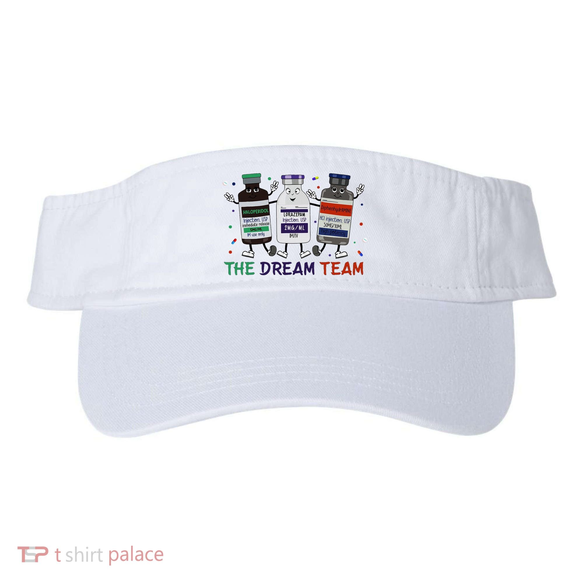 The Dream Team Retro Groovy B52 Nurse Medical Nursing Psych Visor