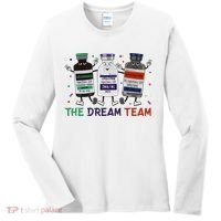 The Dream Team Retro Groovy B52 Nurse Medical Nursing Psych Women's Long Sleeve Shirt thumb 0