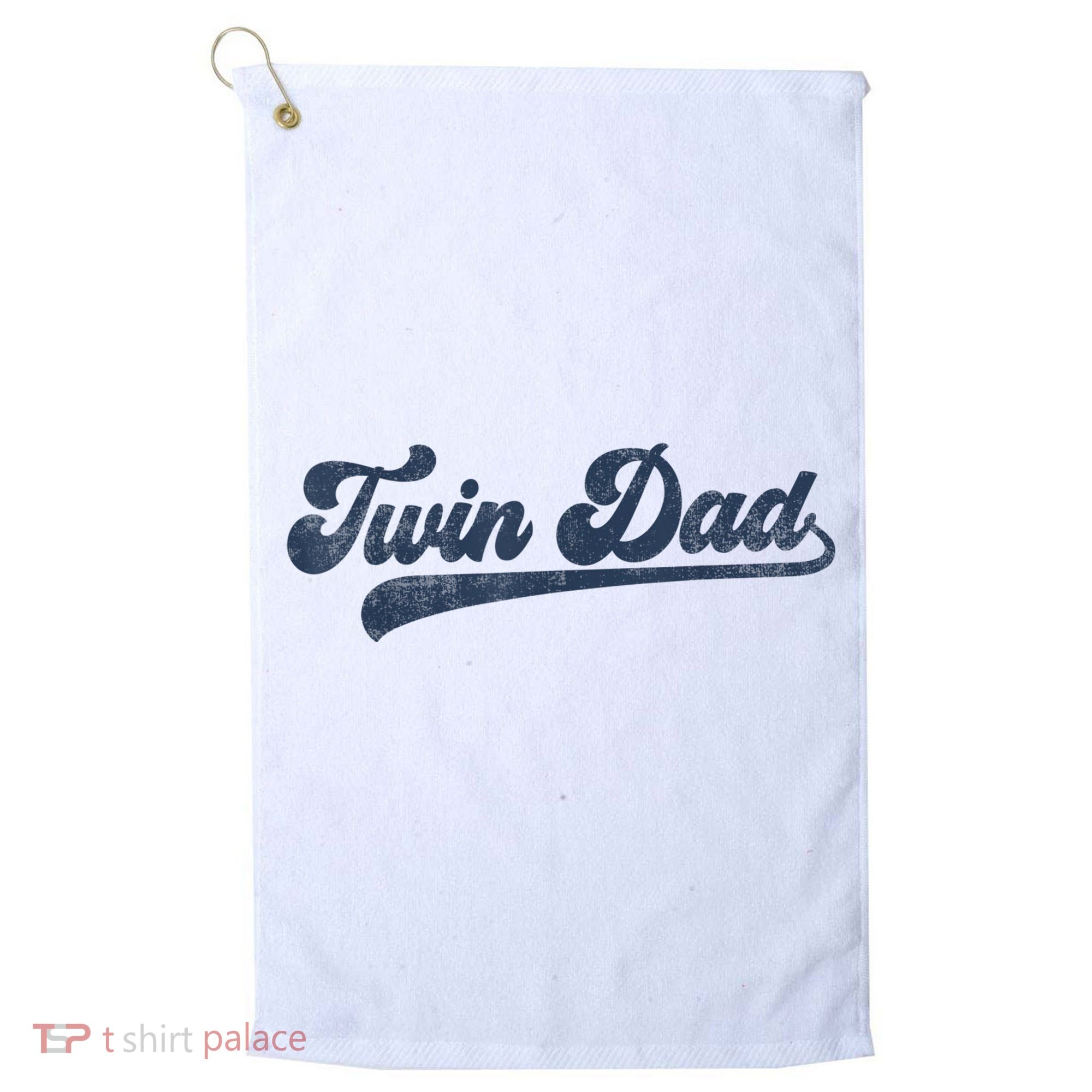 Twin Dad Golf Towel