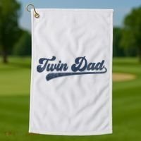 Twin Dad Golf Towel thumb 1
