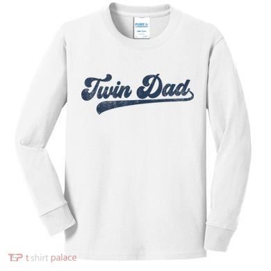 Twin Dad Kids Long Sleeve Shirt