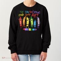 The Day The Crayons Made Some ART Teacher Art Women's Sweatshirt thumb 0