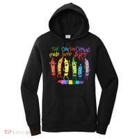 The Day The Crayons Made Some ART Teacher Art Women's Hoodie thumb 0