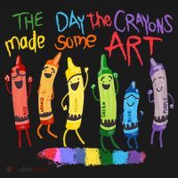 The Day The Crayons Made Some ART Teacher Art Women's Hoodie thumb 2