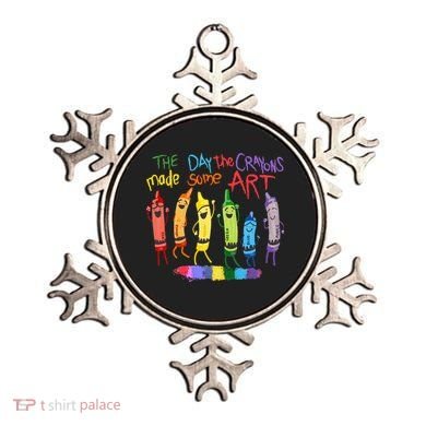 The Day The Crayons Made Some ART Teacher Art Ornament