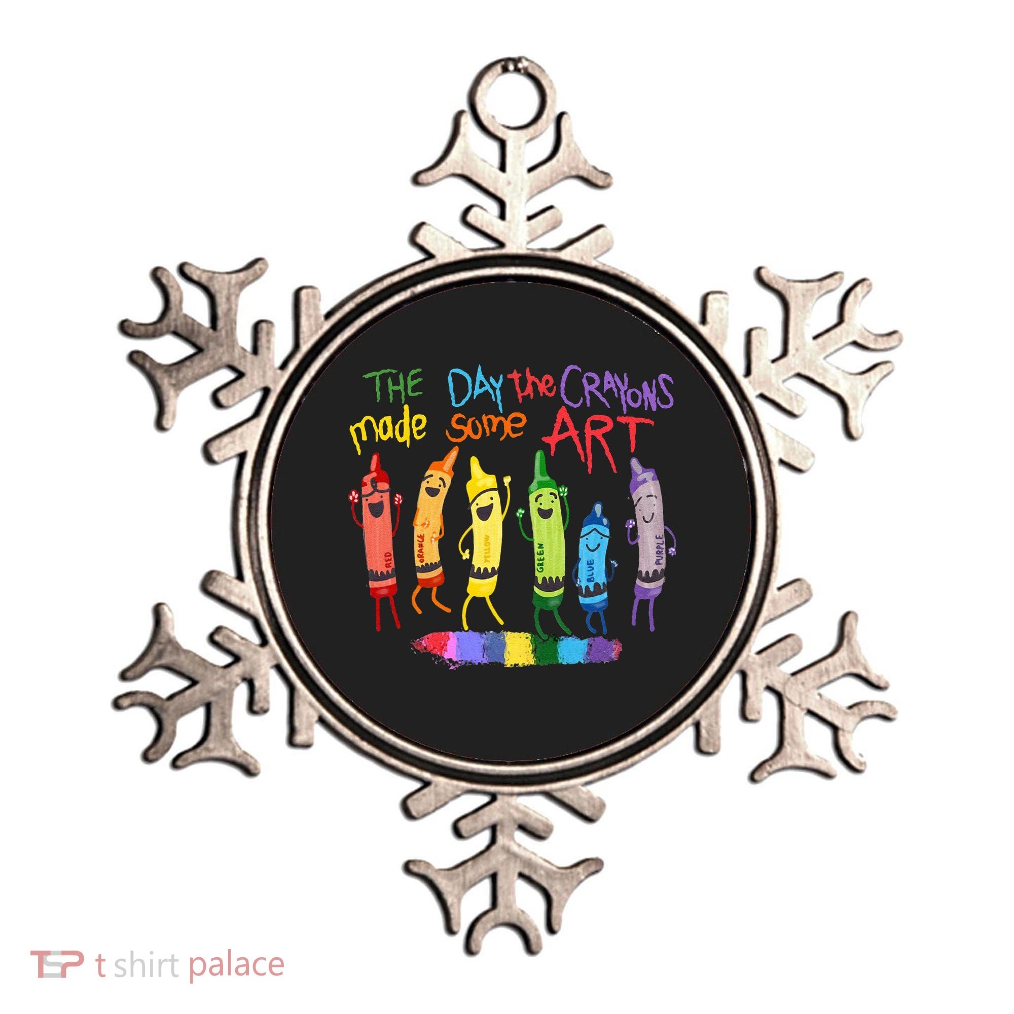 The Day The Crayons Made Some ART Teacher Art Ornament