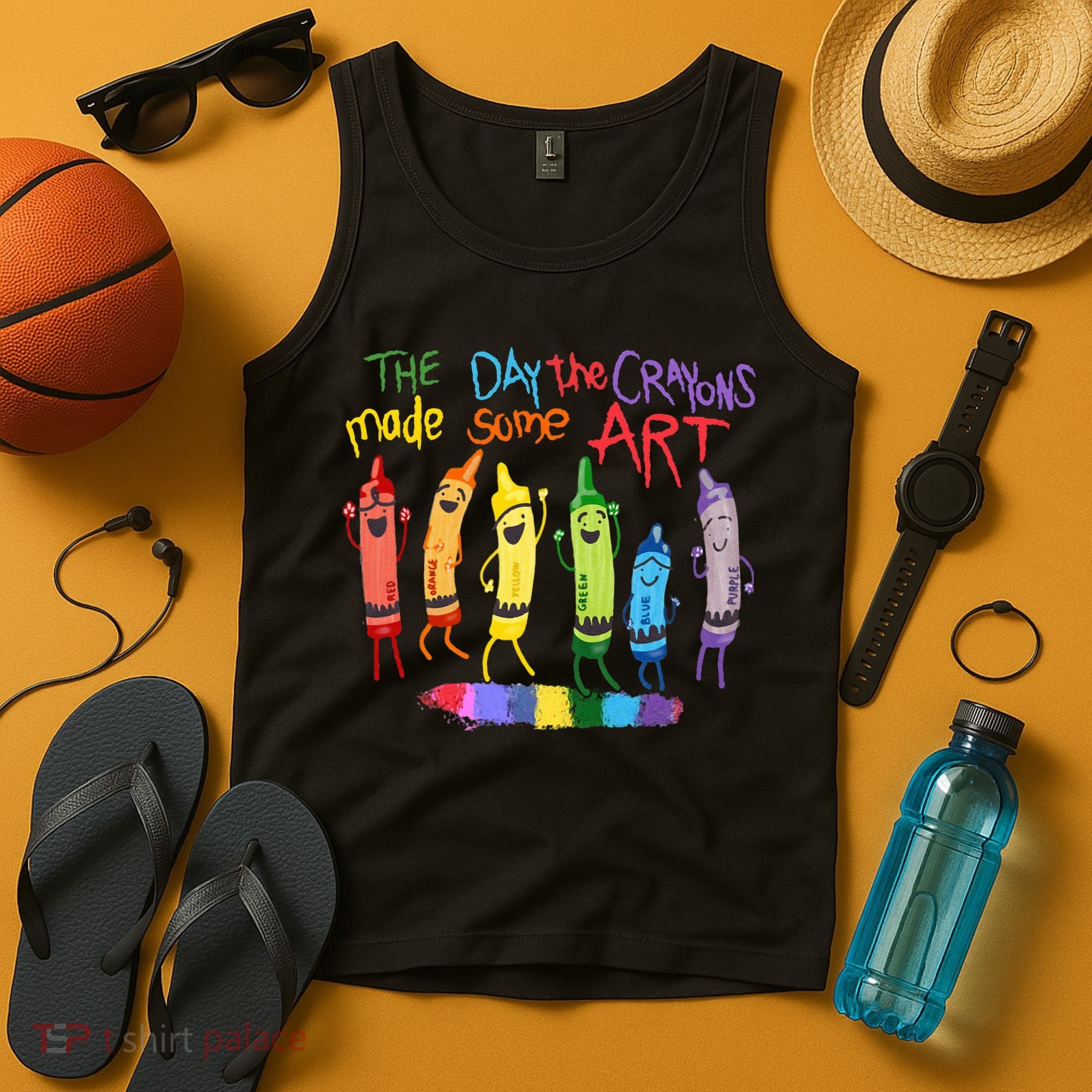 The Day The Crayons Made Some ART Teacher Art Tank Top