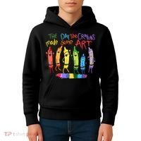 The Day The Crayons Made Some ART Teacher Art Kids Hoodie thumb 4
