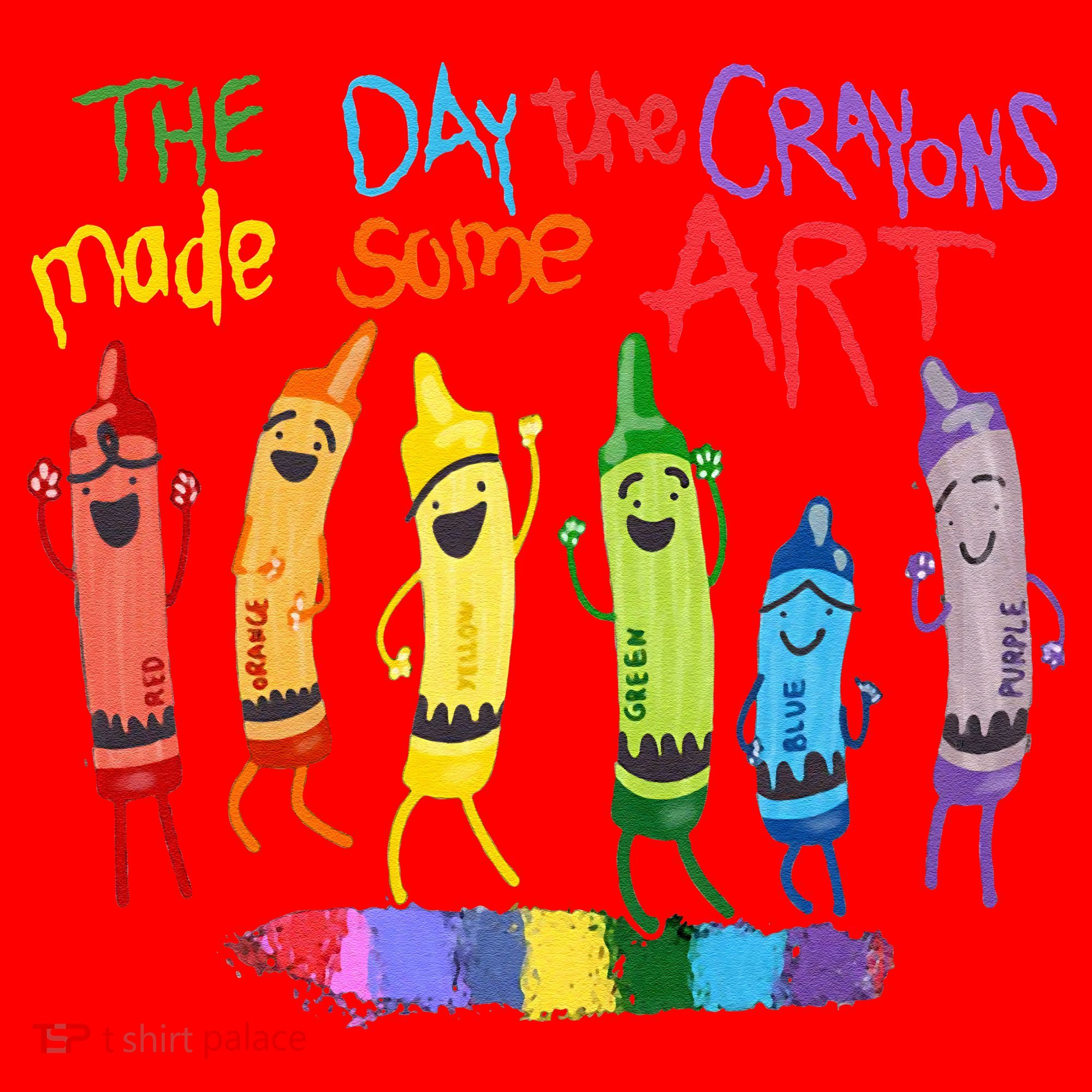 The Day The Crayons Made Some ART Teacher Art Santa Hat